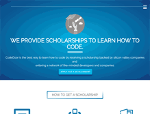 Tablet Screenshot of codedoor.org
